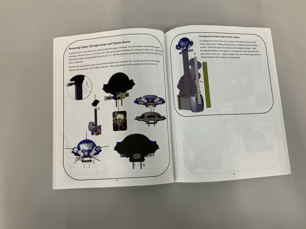 Whack N Win Arcade Game service Manual