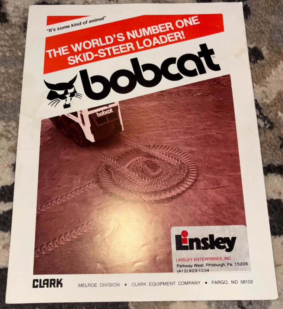 Bobcat Skid Steer Guide For 1980 Brochure AMIL25