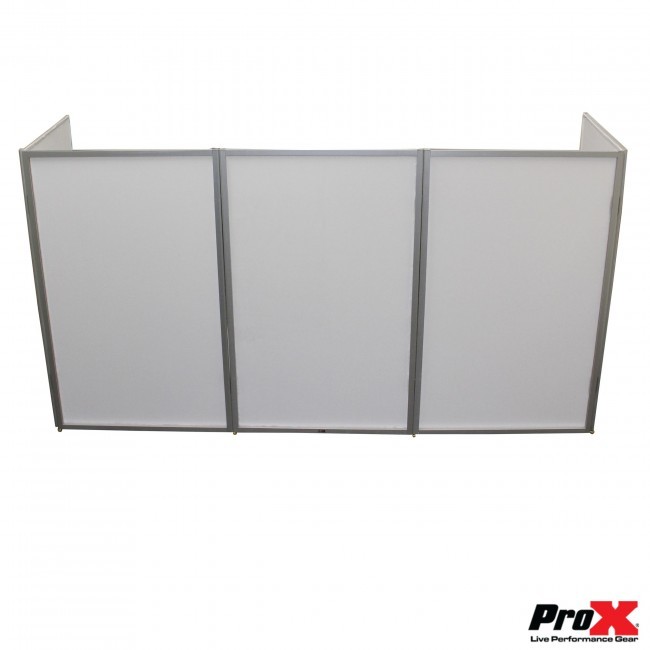 Pro X XF-5X3048S 5 Panel Silver Frame DJ Facade w/Stainless Quick Release