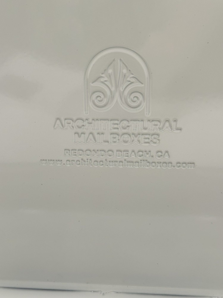 Dal Rae Architectural Mailbox Locking Wall Mount Mailbox 2562W-10 Front Access