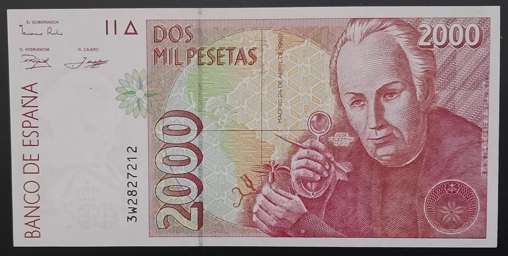 Spain: 2000 Pesetas 1992 P#164 Unc