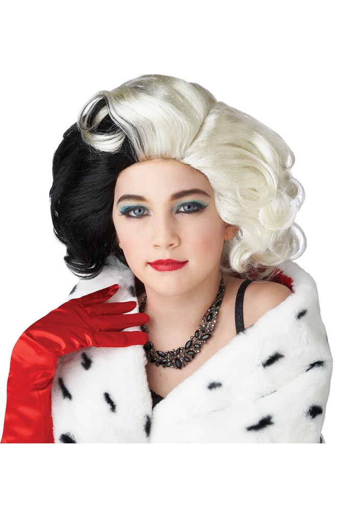 Devilish Diva 101 Dalmatians Child Cruella Wig
