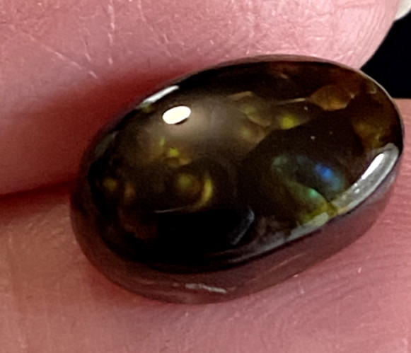 FIRE AGATE, ONE (1) gem, random, Deer Creek, Cabochon, Cab Stone Gem Quality