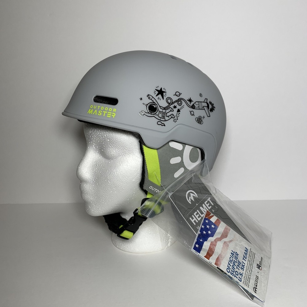 Outdoormaster Kids Ski Snowboard Skating Biking Helmet Durable PC Shell Padding