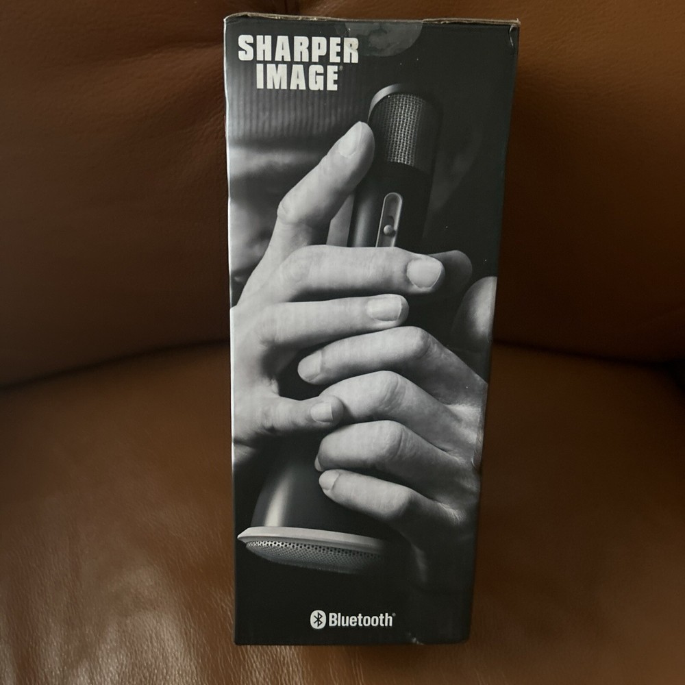 1 Sharper Image Dual Speaker/ Microphone Bluetooth NIB Rechargeable Battery