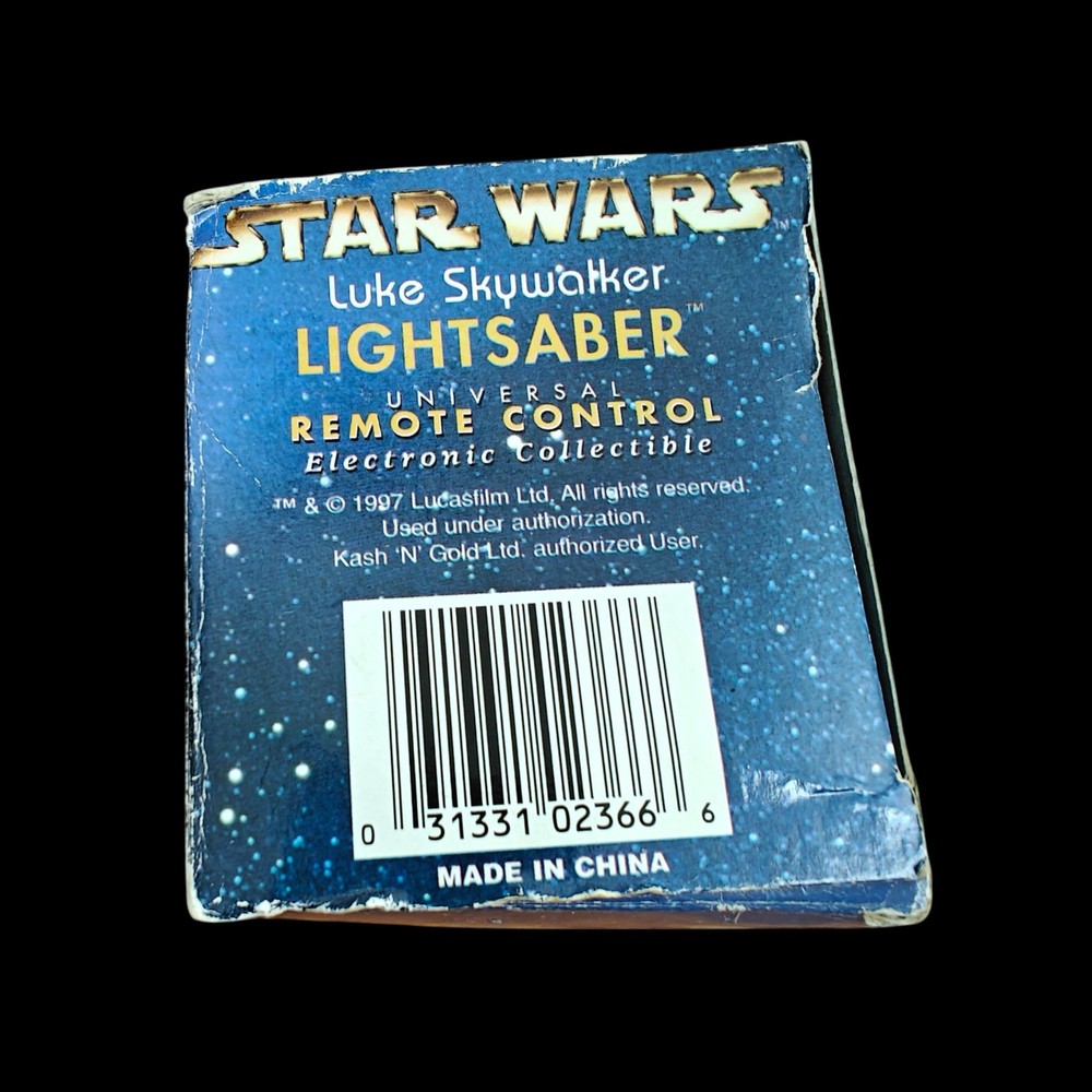 Star Wars 1997 Luke Skywalker Lightsaber Universal Remote Control Tested Working