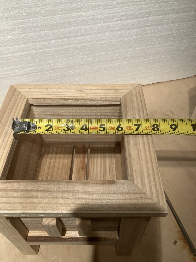 Rustic Wooden Cedar Planters Box Home Decor Storage Multipurpose