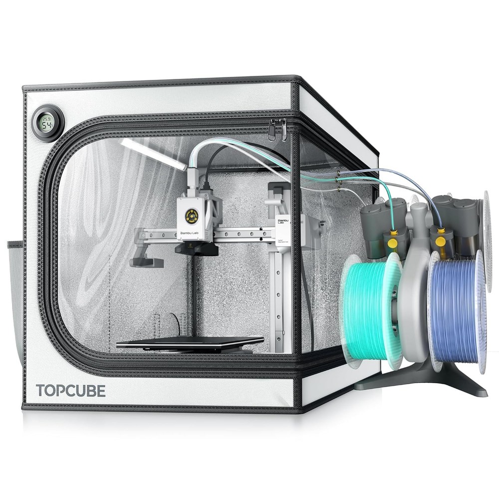 3D Printer Enclosure Bambu Lab A1 Upgraded Large Size Enclosure W/ LED Light