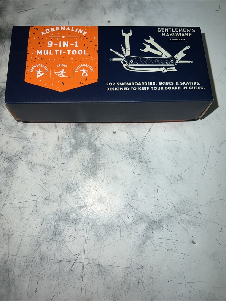 Adrenaline Rush Multi-Tool Skate Board by Gentlemen's Hardware New