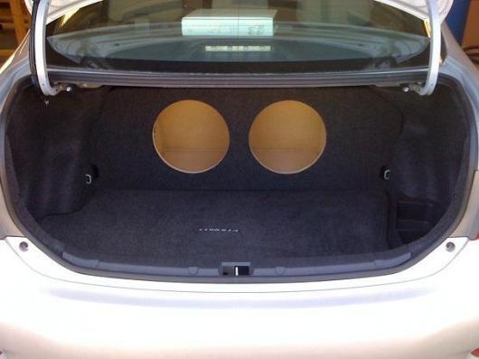 2003-2019 Toyota Corolla Custom Sub Subwoofer Enclosure Speaker Box