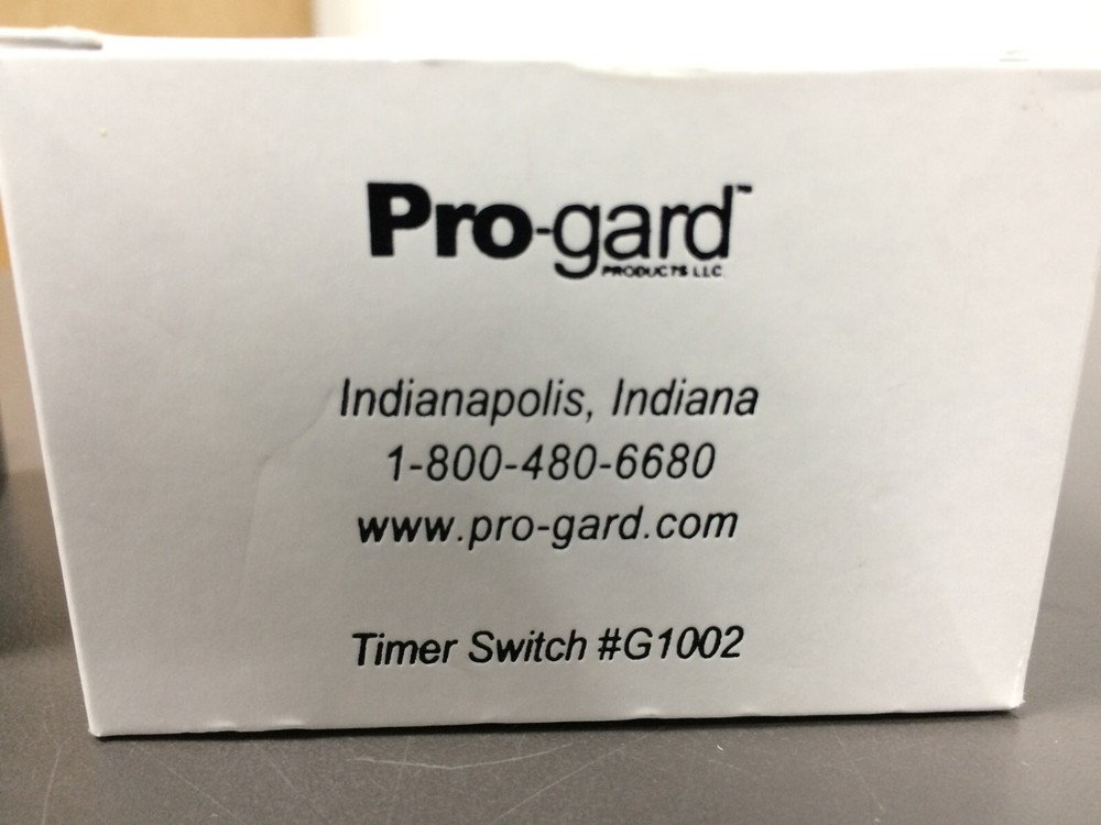 PRO-GARD Model G1002, Gun Lock, Switch, Timer, NIB w Installation Instructions