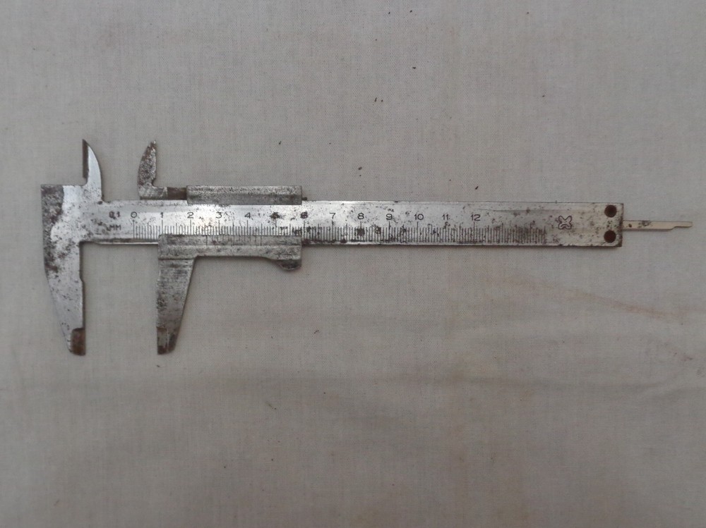 Vernier Caliper Vtg Soviet Precision Measuring Tool Micrometer Slide Ruler USSR