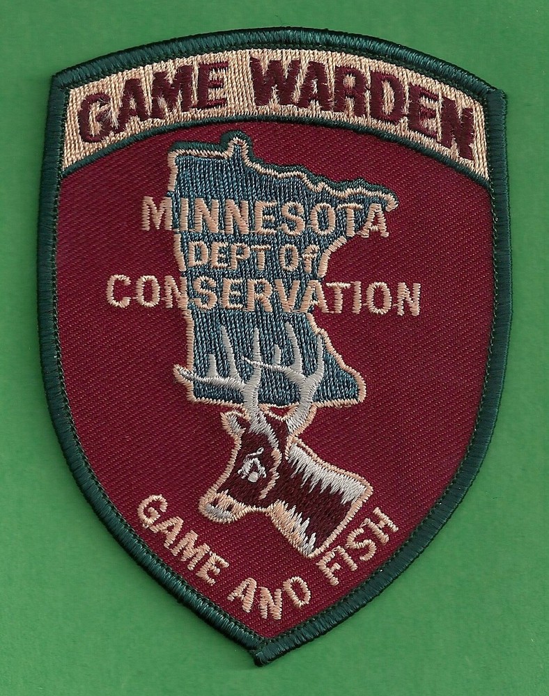 MINNESOTA CONSERVATION GAME WARDEN SHOULDER PATCH