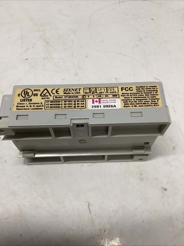 SIXNET VT-MODEM INDUSTRIAL MODEM. U-749