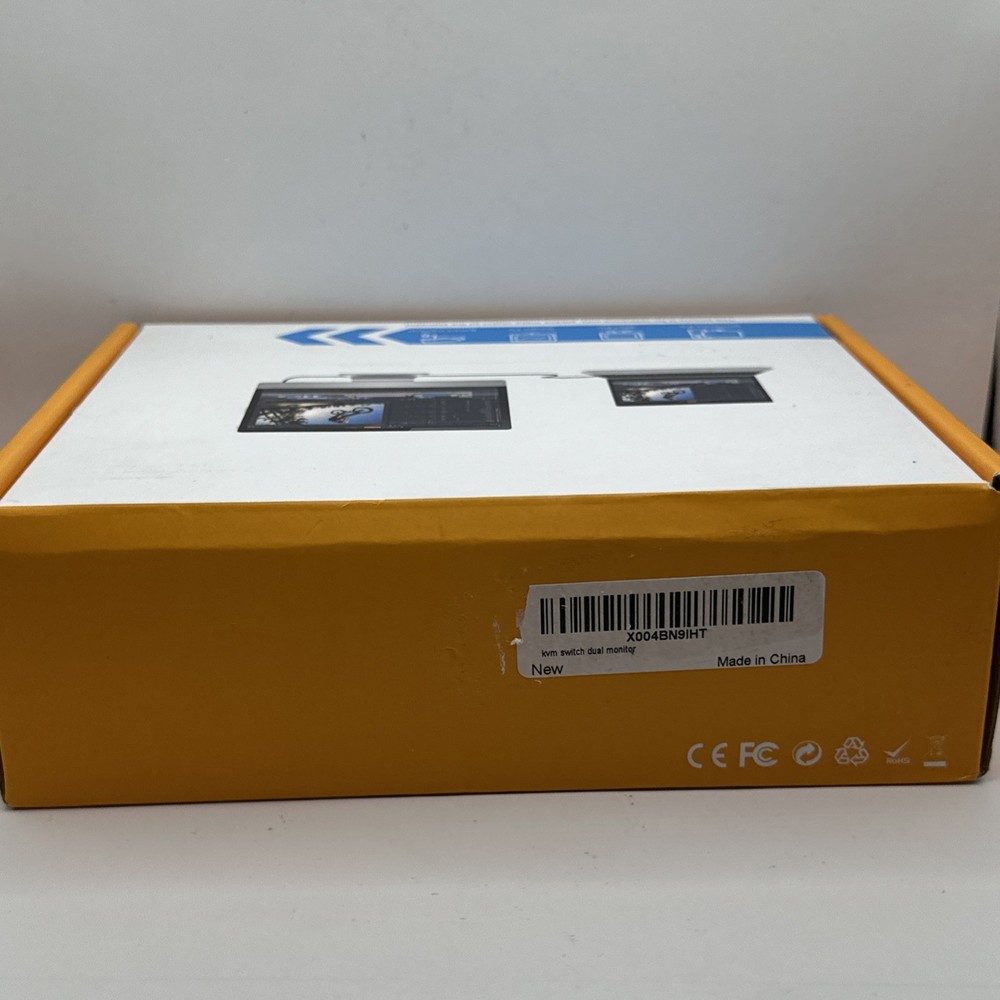 HDMI KVM Switch 2 Monitors 2 Computers Support 8K 60Hz 4K 120Hz KVM Switch...