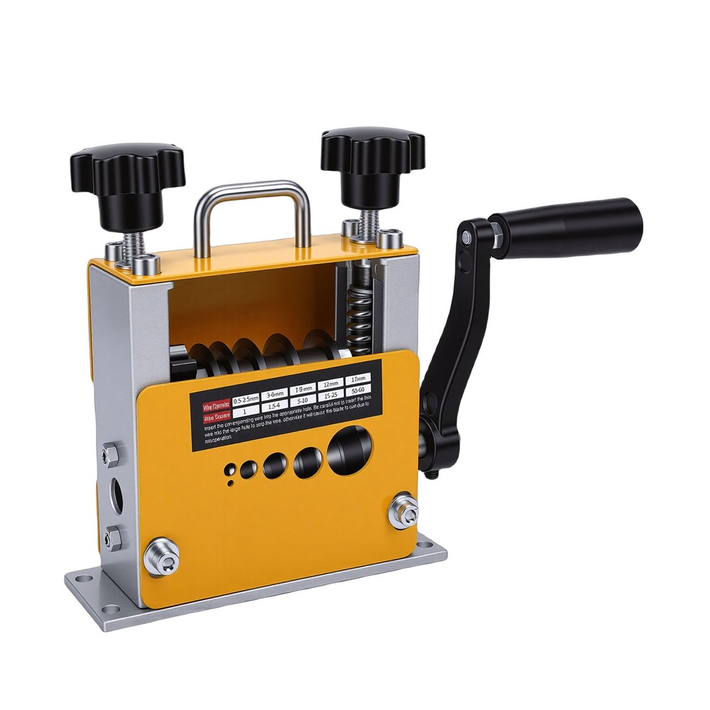 Manual Wire Stripping Machine Drill Powered 6 Channels Portable Cable Stripp NEW
