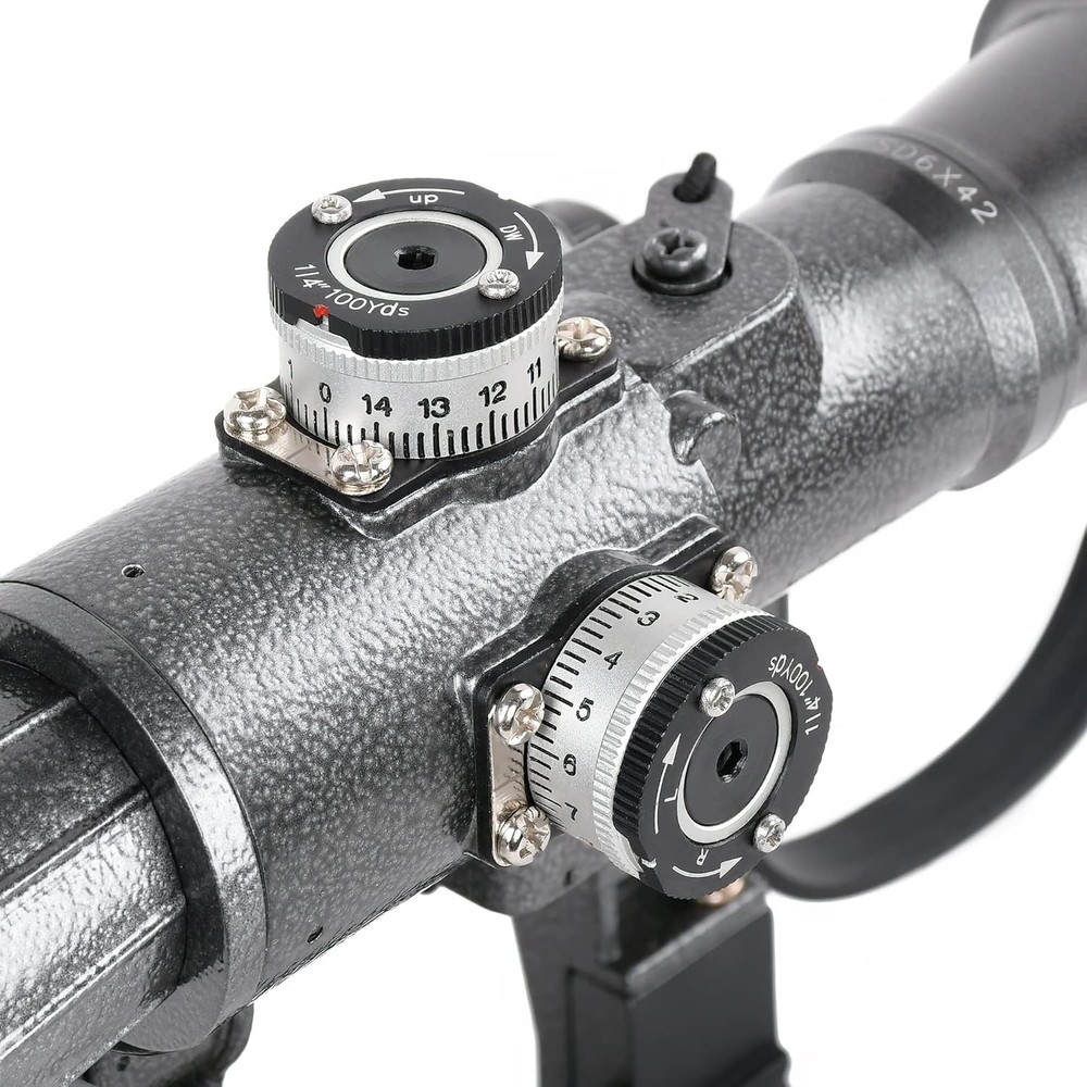 Sniper SD Rifle Scope with Side Rail Mount (6x42 Scope)