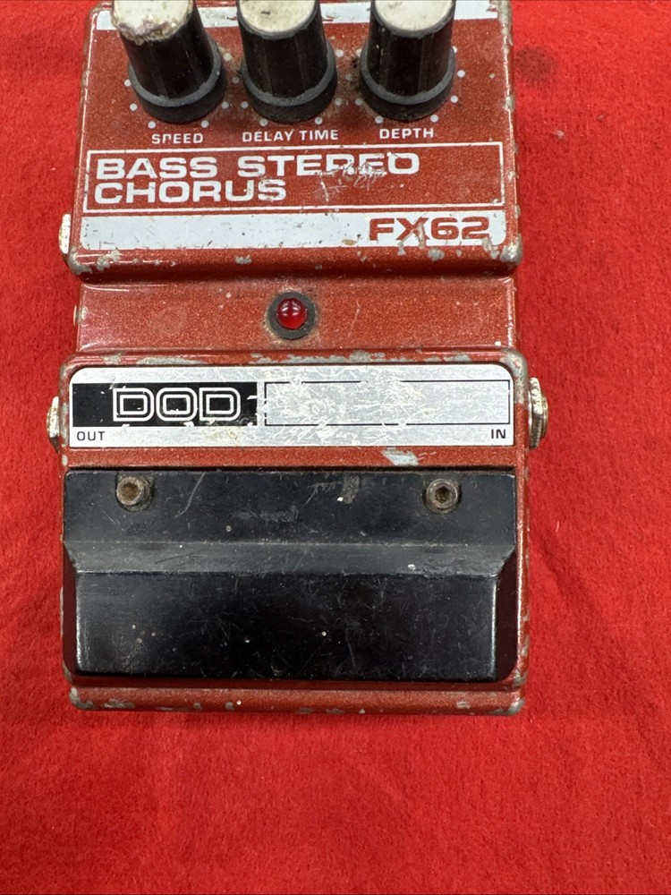 DOD FX62 Chorus Guitar Effect Pedal Used