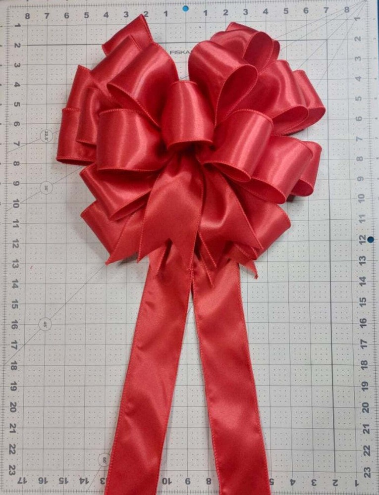Red Satin Bow