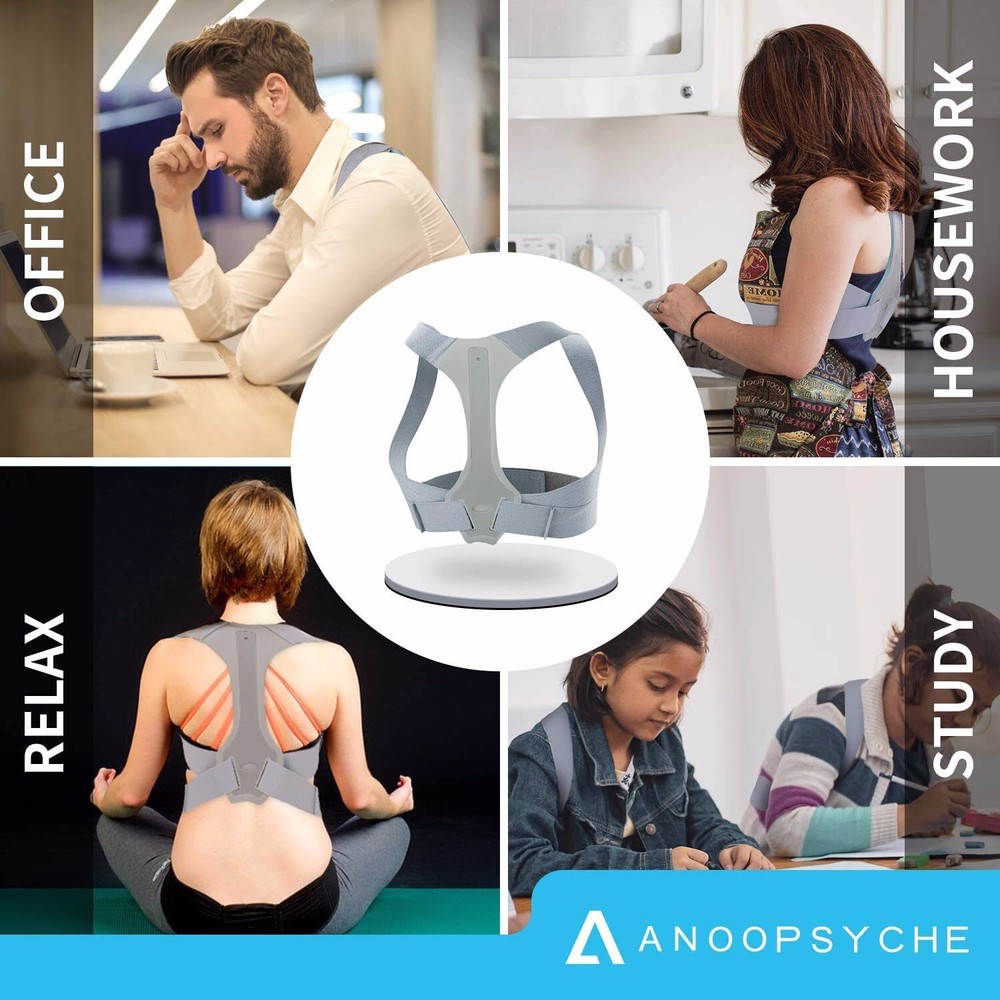 New-- Anoopsyche Posture Corrector Adjustable Upper Posture Brace for Support