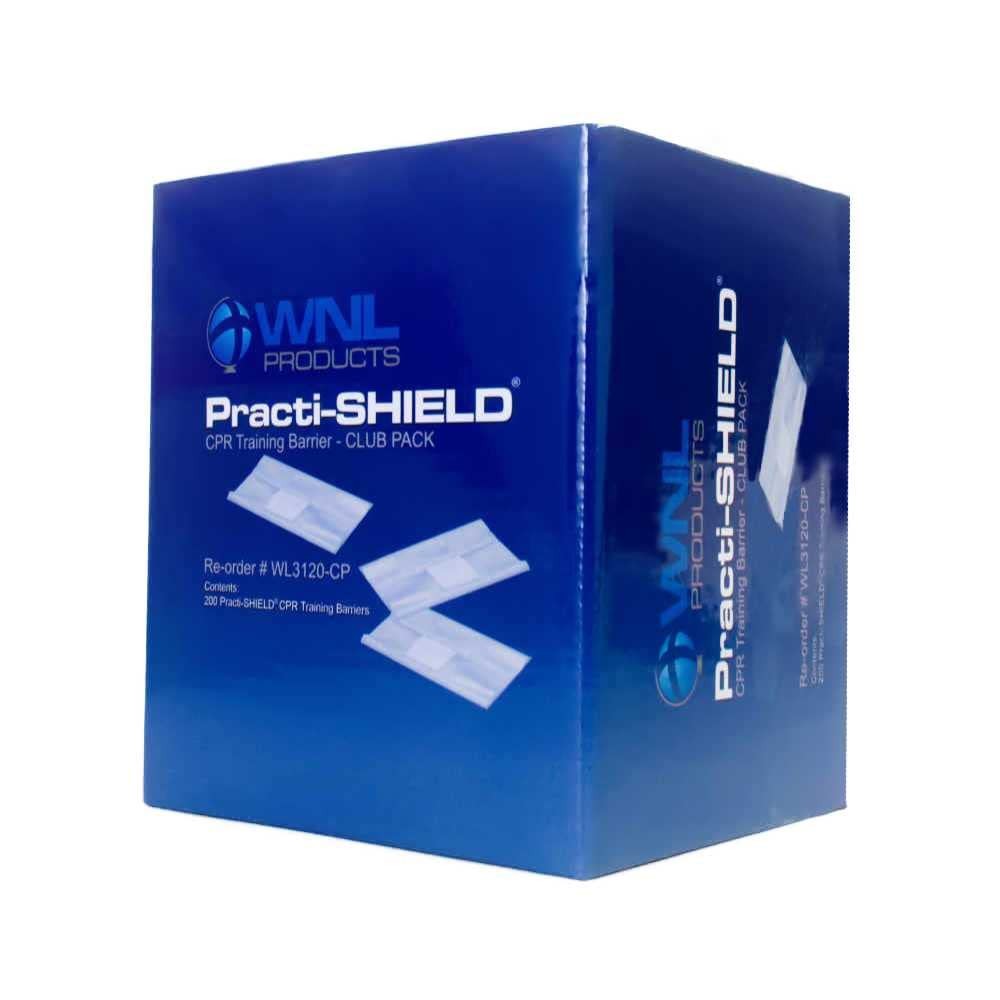 WNL Products WL3120CP CPR Practi-Shield Manikin Training Protector - 200 Shi...