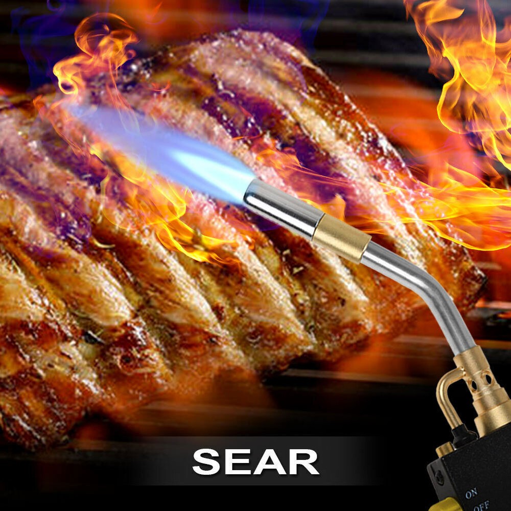 Propane Torch Head Trigger Start Mapp/Map Gas Welding Torch Push Button Igniter