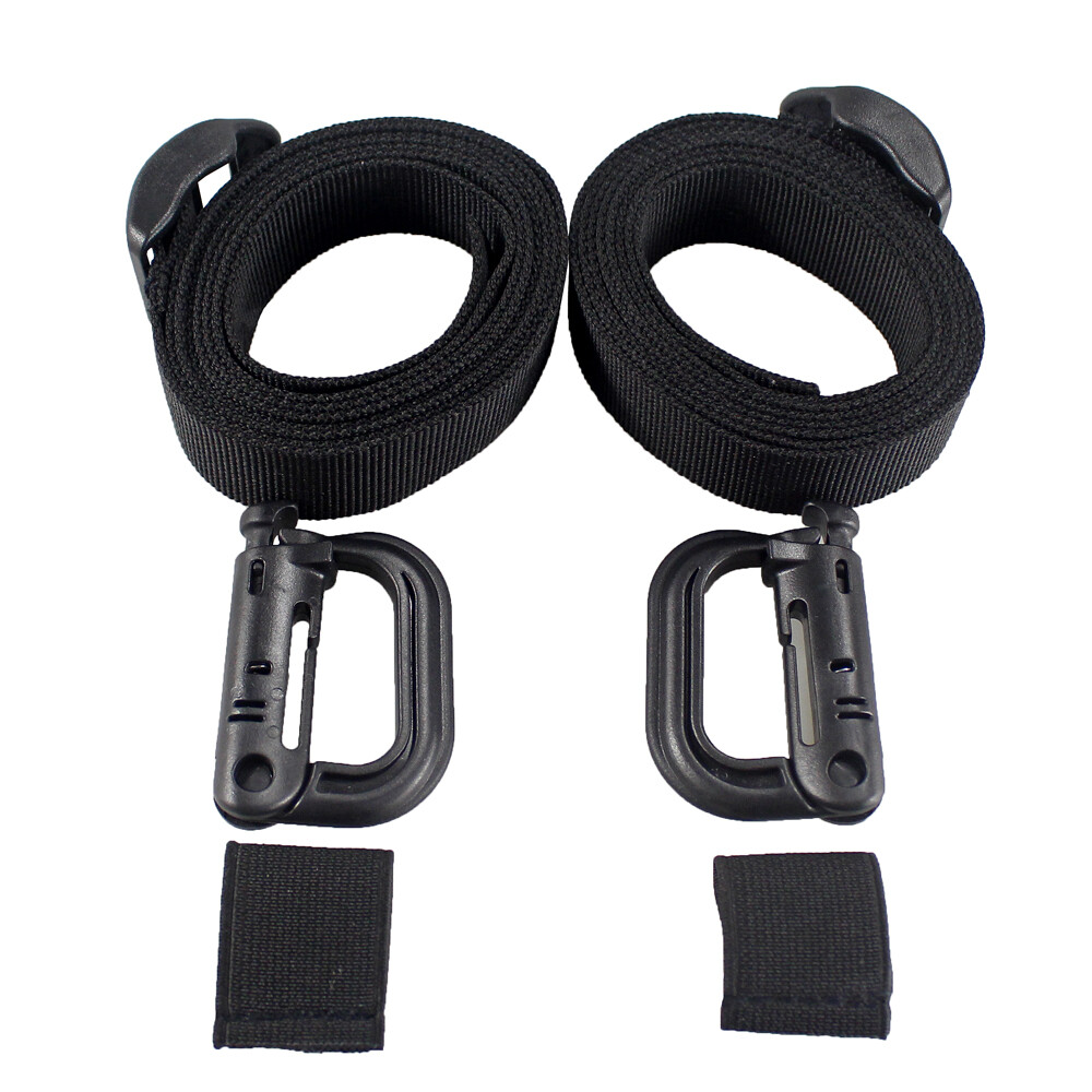 2-Pack 1inch Heavy Duty Utility Nylon Strap with Buckle Molle Backpack Accessory
