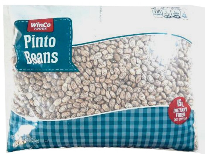 Winco Pinto Beans Dry 8 lbs. Bulk Buy