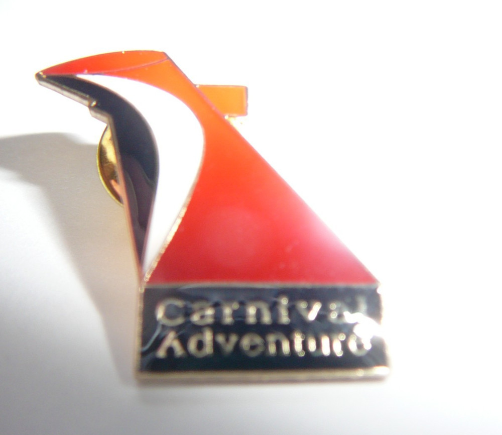 CARNIVAL CRUISE LINES ADVENTURE LAPEL HAT PIN