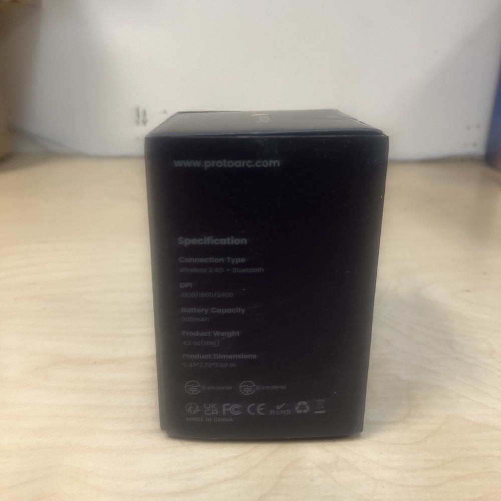 ProtoArc Ergonomic Mouse, EM11 NL Bluetooth Rechargeable Wireless Vertical Mouse