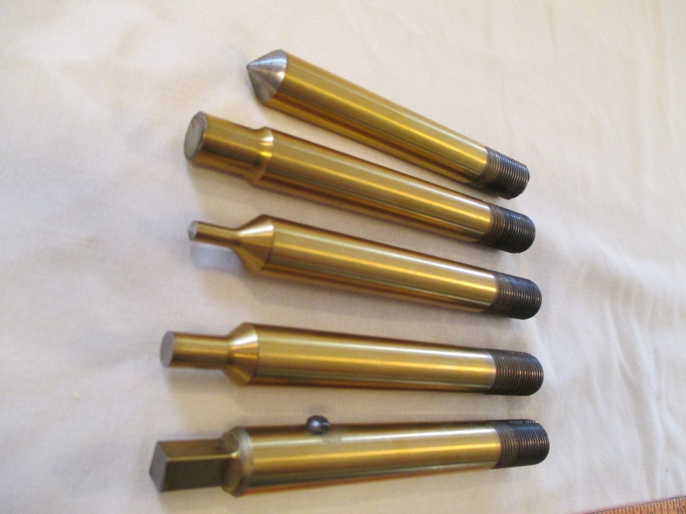Amada Wilson WT RD Style Die/Tooling Punches. Threaded.