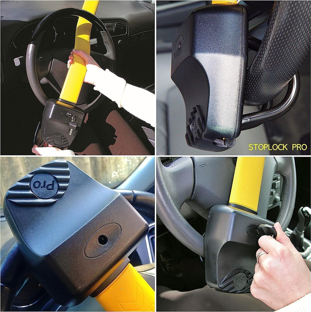 Stoplock PRO Steering Wheel Lock Recommended for Ford Transit 2000 Onwards