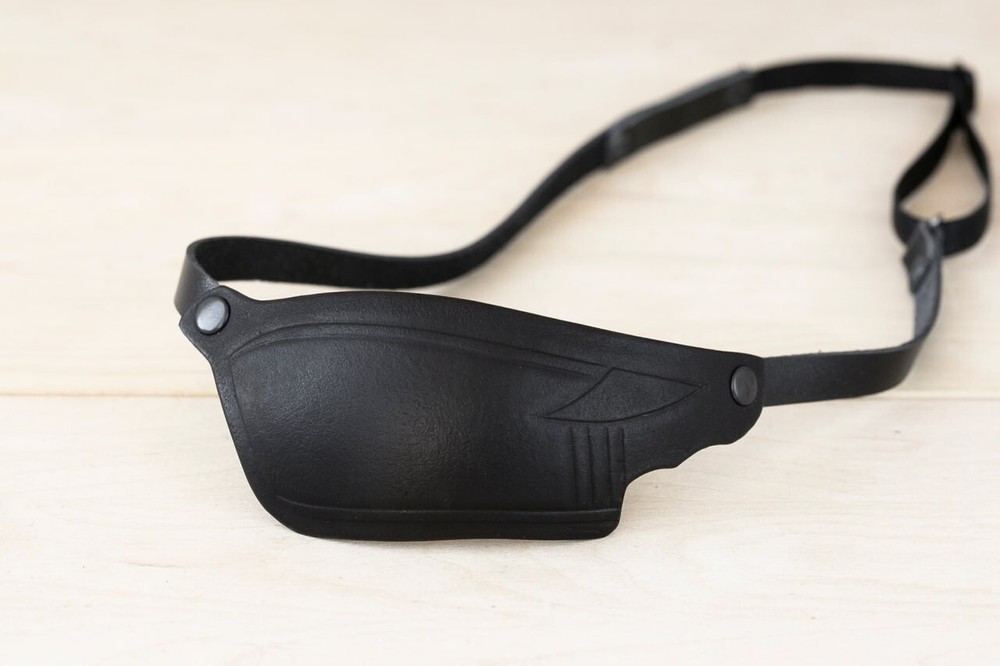 Leather Eye Patch, Eye Patch, Slim Eye Patch, Black Eye Patch, One Eye
