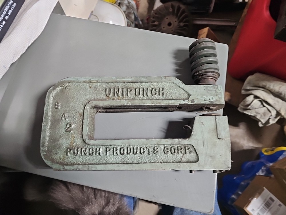 UNIPUNCH 8A-2 8" X 2" Frame Punching Unit Punch Press Tool