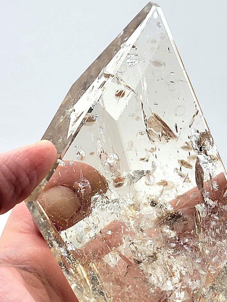 Clear Quartz Freeform with Stand- WYSIWYG