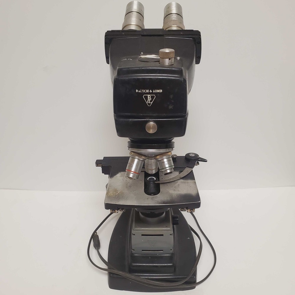Vintage Bausch & Lomb Microscope M Series #NVS, AS-IS