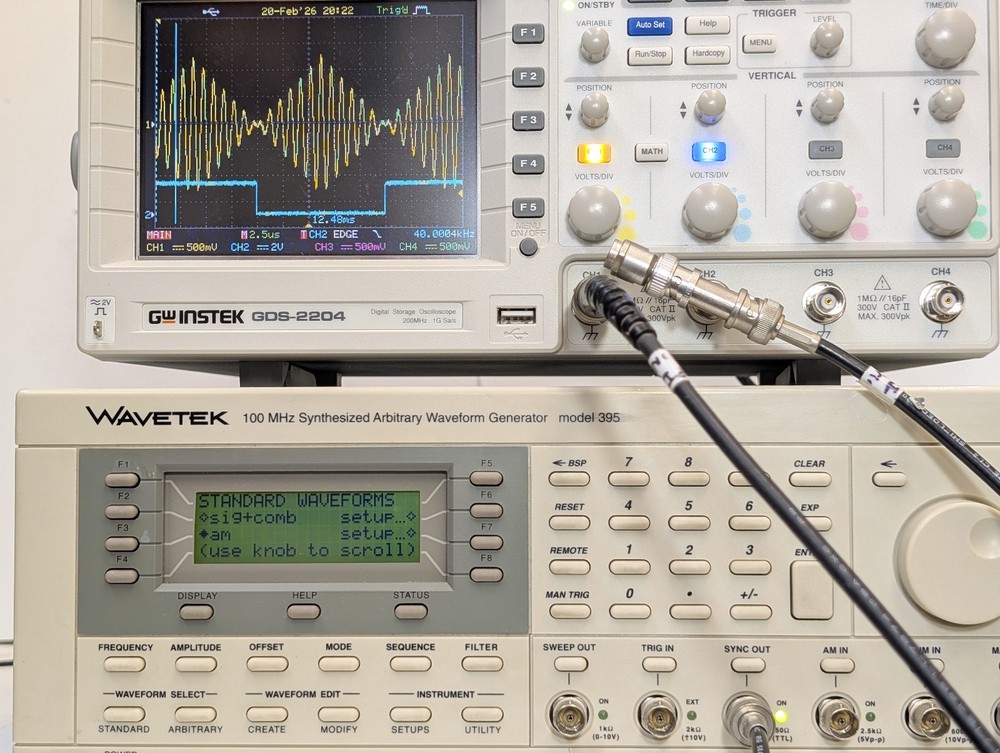 WAVETEK MODEL 395 100 MHz Synthesized Arbitrary Waveform Generator