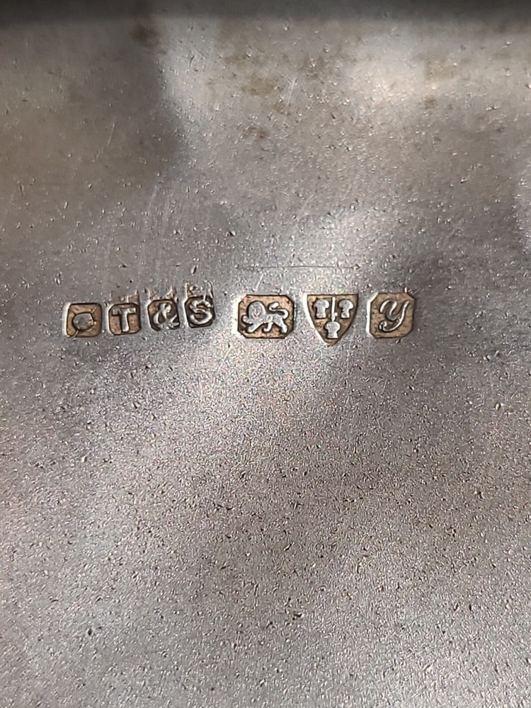 Silver Cigarette Case, 1924 , E J Trevitt & Sons , Chester