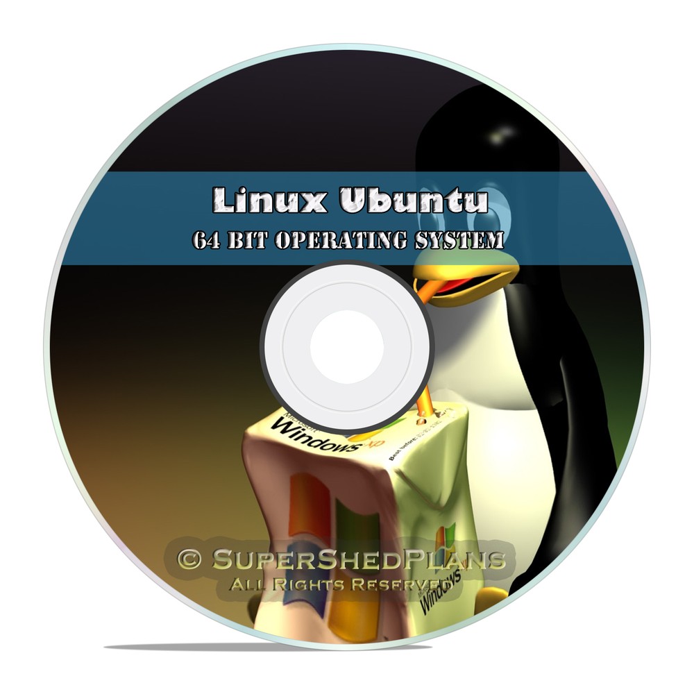 Linux Ubuntu 64 Bit 2018 Operating System DVD 18.10, Easy Windows Replacement OS