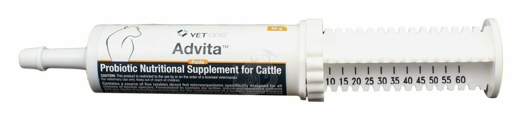 Advita Paste Probiotic Nutritional Supplement for Cattle (60 g)