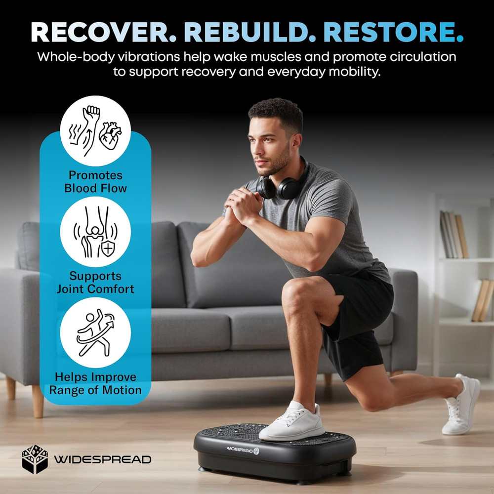 Vibration Plate Exercise Machine, Full Body Shaker Workout Board