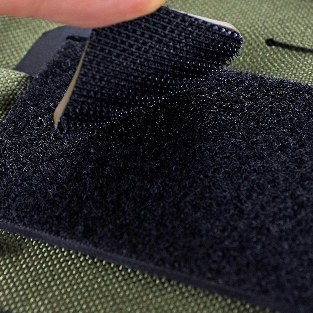 2 Pack Molle Patch Boards, Rigid Hook & Loop Display for Tactical Backpacks