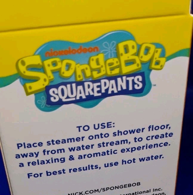 SpongeBob SquarePants OR Patrick 4 Pk. Shower Steamer Melts & Steamer Bars