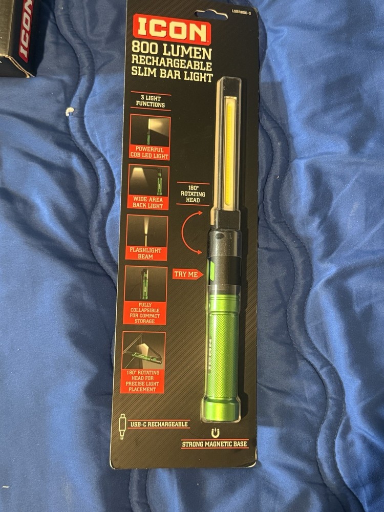 Icon foldable Flashlight 800 Lumen