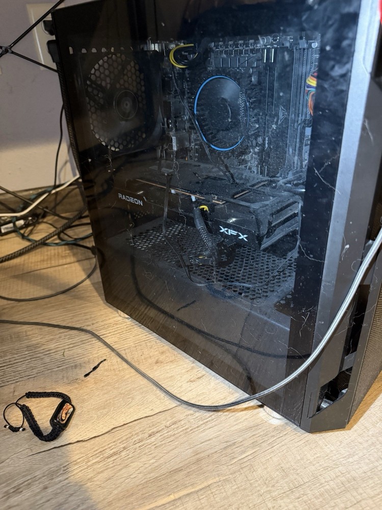 XFX Radeon XFX Gaming Desktop Tower PC, Dedicated Graphics, Black, USB