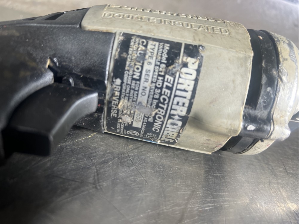 Porter Cable corded 3/8" Drill 1000 RPM Model 621