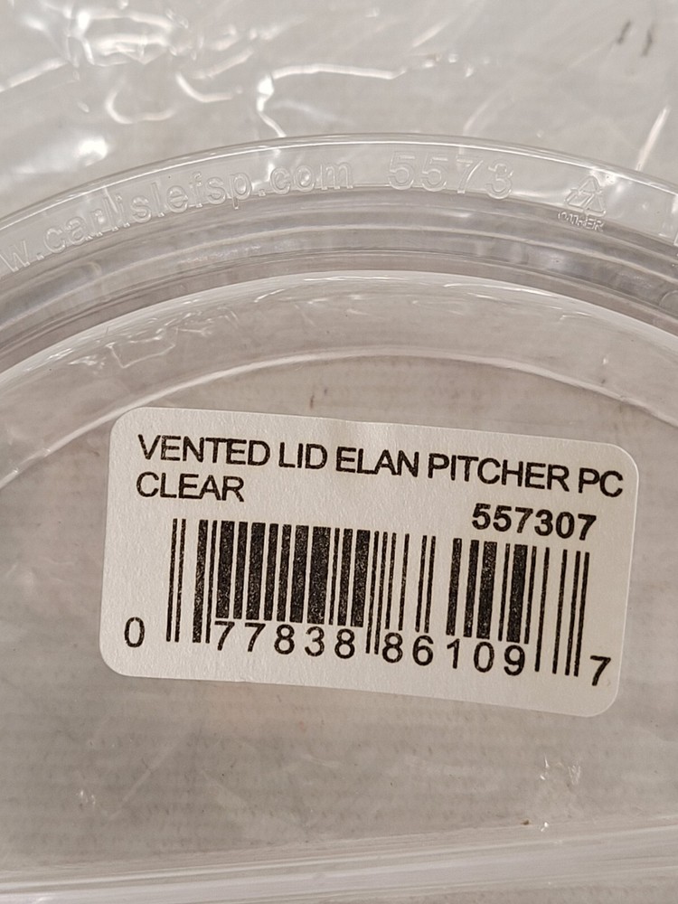 Vented Lid Replacement Part For Elan Pitcher PC Clear 557307