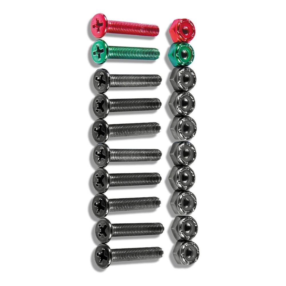 Jacuzzi Skateboard Hardware Dark Wave Phillips Black/Multi 1"