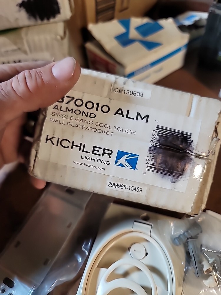 Kichler 370010 Ivory Fan Wall Plate Accessory