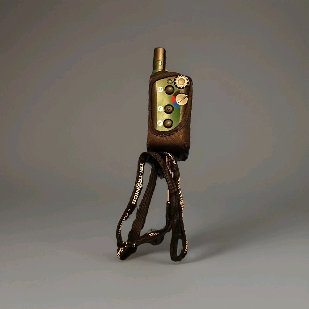 Tri-Tronics G3 Sport Basic Transmitter Only Tested. Harness & Case, New Battery